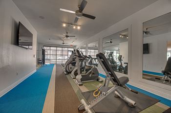 Modern fitness center